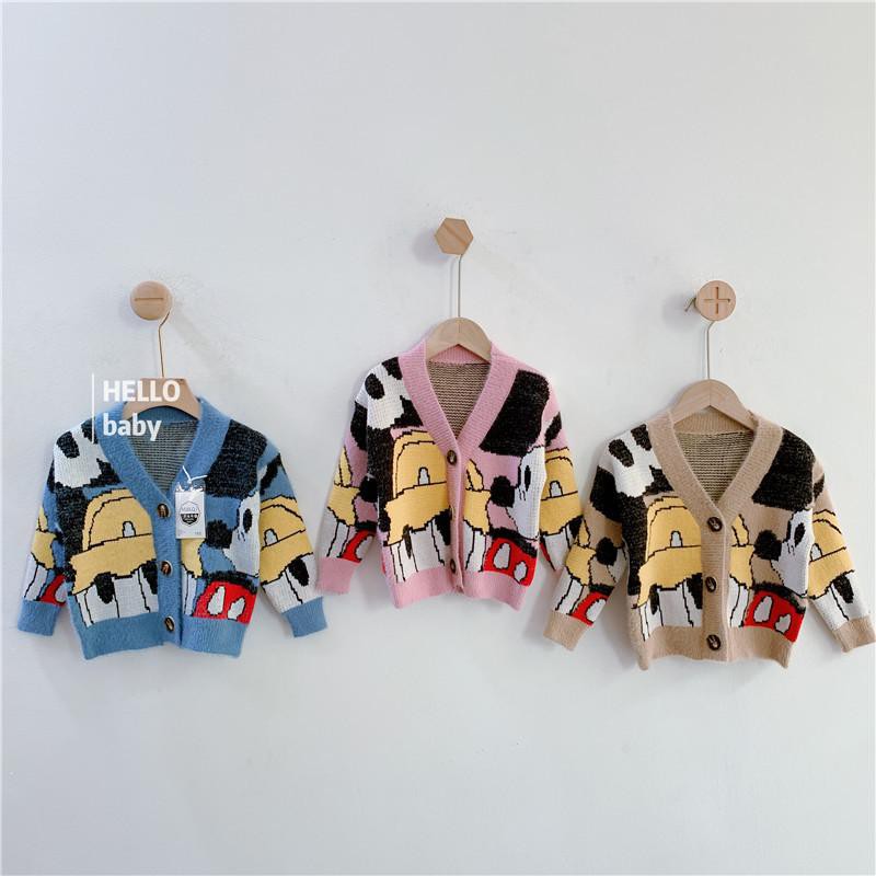 Áo len cardigan xuất Hàn chất đẹp hình Mickey cực xinh cho bé trai video