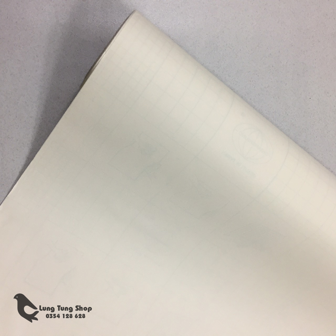 [HCM]giấy dán tường có keo - decal trắng nhám ( khổ 1,2m )