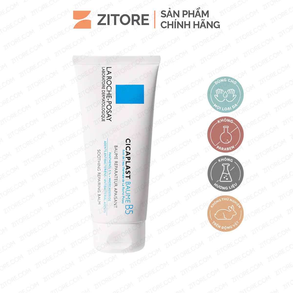 Kem dưỡng la roche-posay làm dịu, hỗ trợ phục hồi da 100ml - sản phẩm chính hãng tại zitore