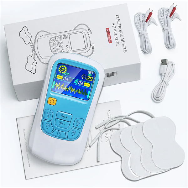 Máy Massage Xung Điện Liệu Giảm Đau Nhức Chính Hãng, Matxa Xung Điện Chạy Bằng Pin ,Máy Điện Xung AST-2012A Cao Cấp.