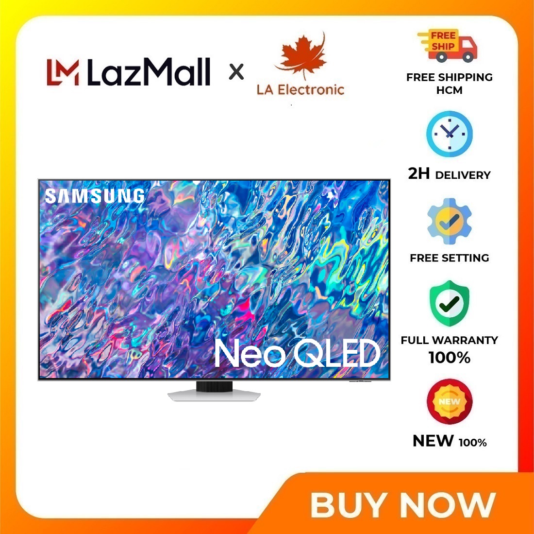75qn85ba - smart tivi neo qled 4k 75 inch samsung qa75qn85ba - qa75qn85b - remote thông minh one remote sạc qua usb c & ánh sáng chế độ máy tính pc trên tivi