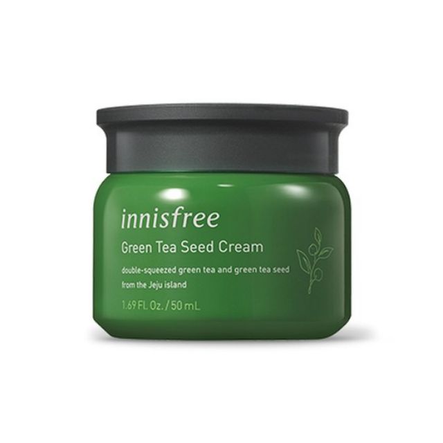 Kem Dưỡng Ẩm Chuyên Sâu, Giúp Da Luôn Đủ Nước Chiết Xuất Mầm Trà Xanh Innisfree Green Tea Seed Cream 50ml