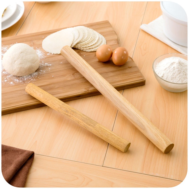 Cán lăn bột bằng gỗ 30cm