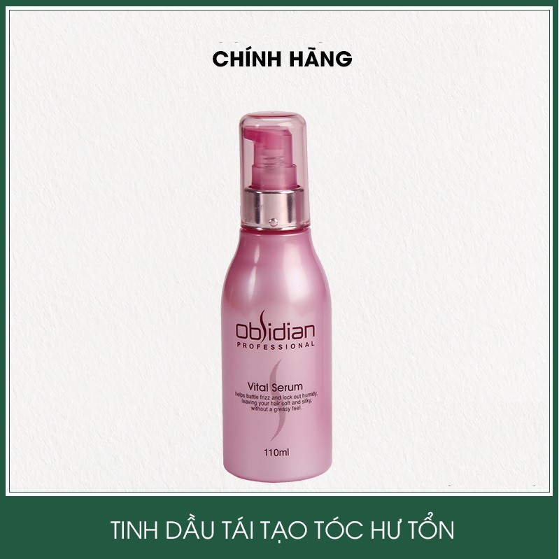 [CHÍNH HÃNG] Tinh dầu dưỡng tóc, tái tạo tóc hư tổn Vital Serum Obsidian Hàn Quốc 110ML
