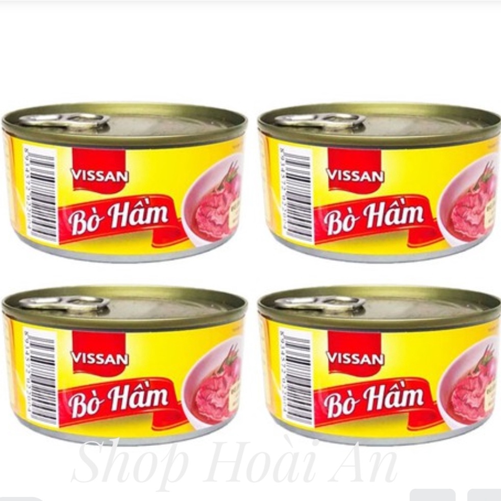 4 hộp bò hầm vissan150g