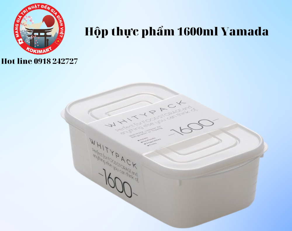 Hộp thực phẩm 1600ml Yamada