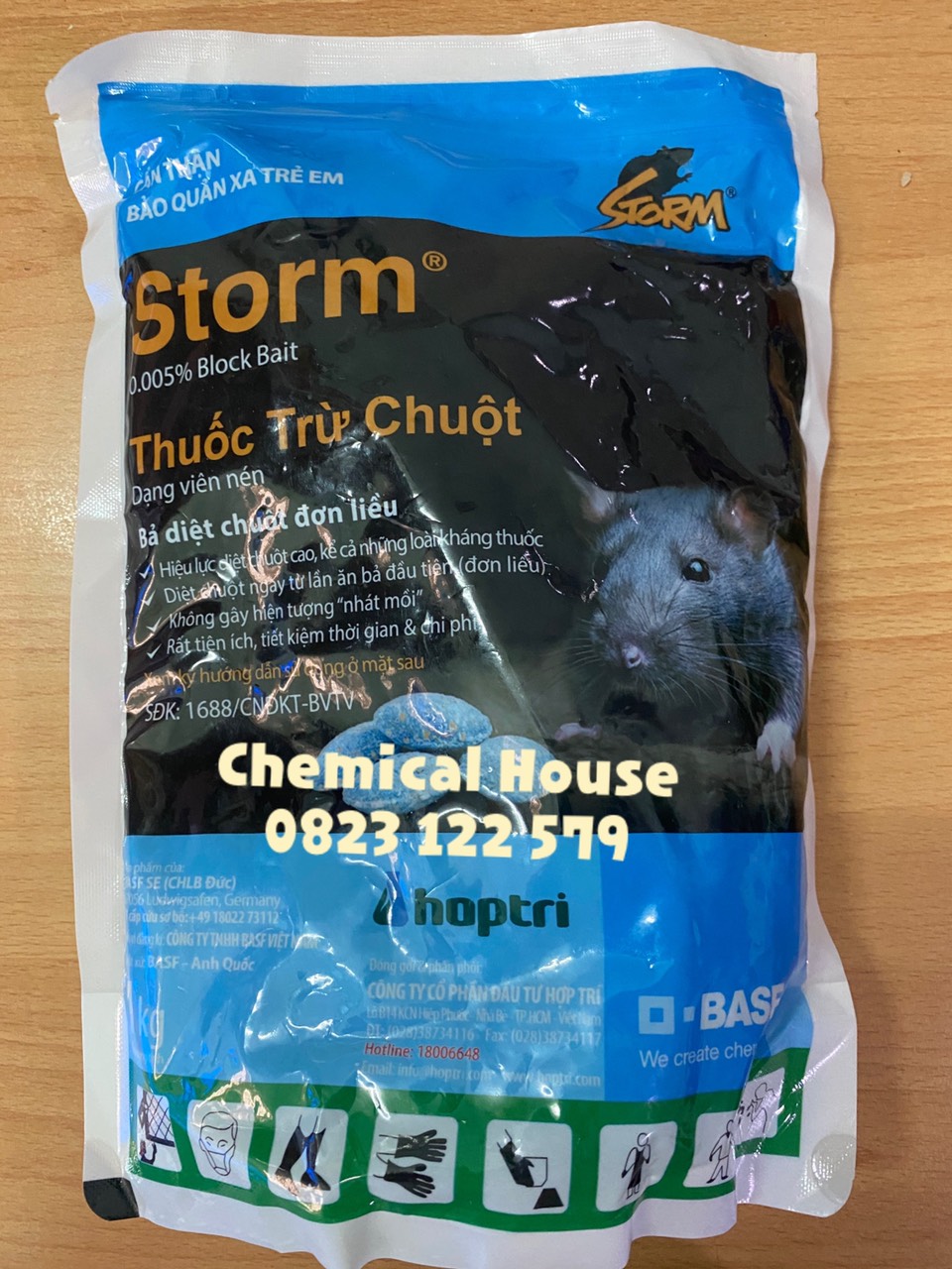 Storm - thuốc diệt chuột storm 0005% bb 1kg
