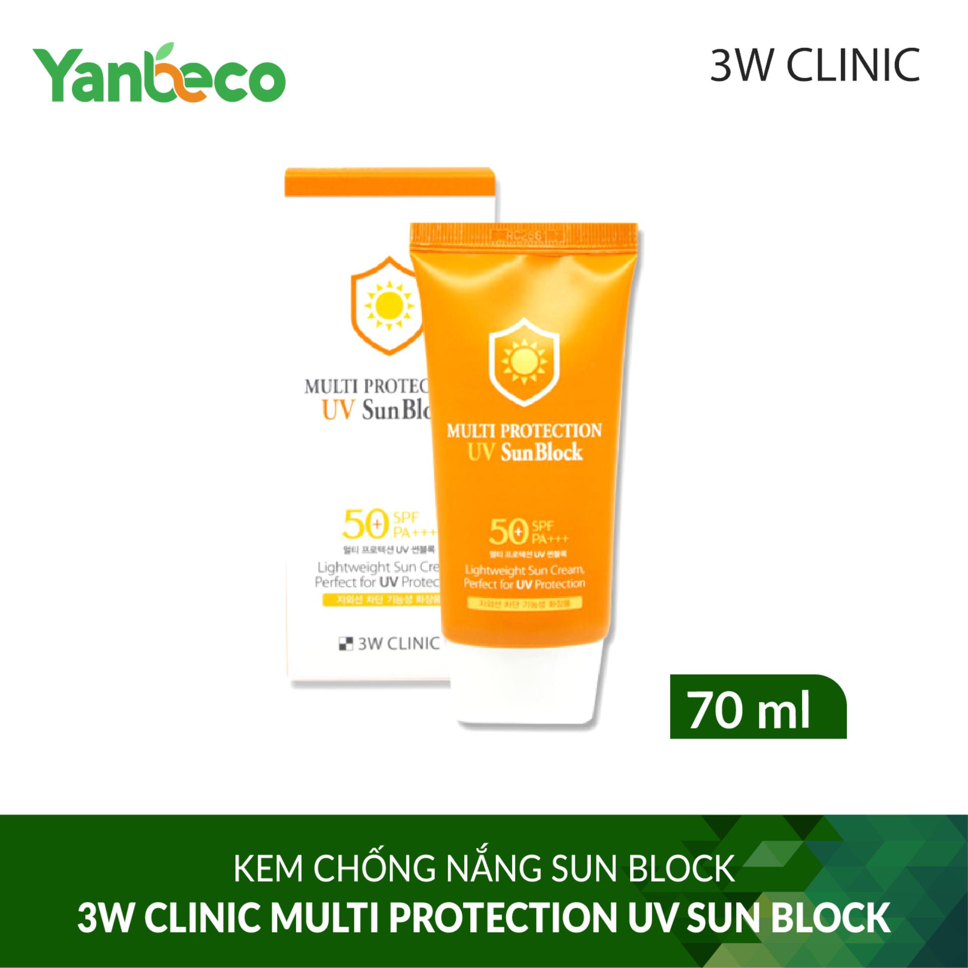 Kem chống nắng SUN BLOCK 3W CLINIC MULTI PROTECTION UV SUN BLOCK