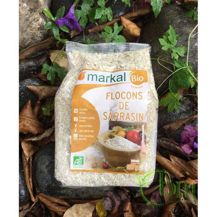 Hạt Kiều Mạch Cán Dẹt Hữu Cơ Markal - Pháp