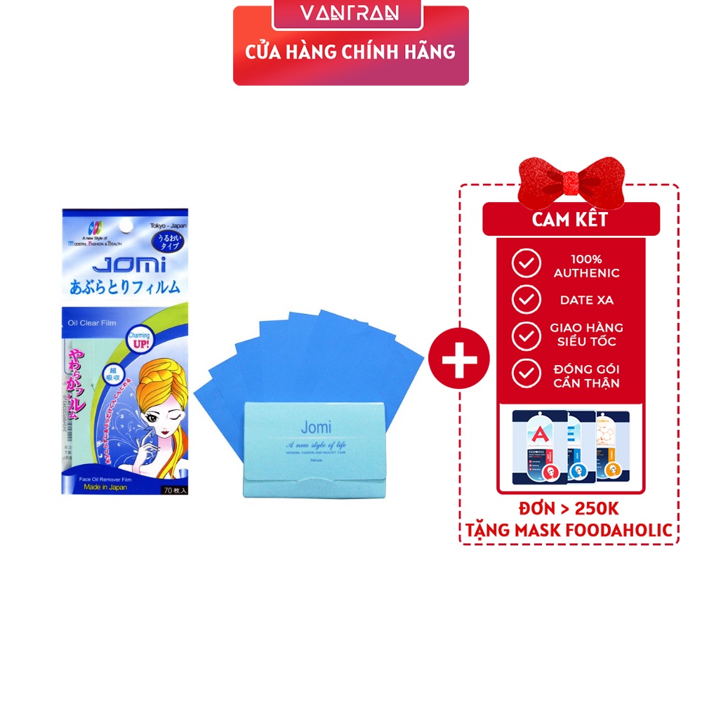 Giấy Thấm Dầu Ngừa Mụn Jomi Oil Clear Film – Túi 70 tờ