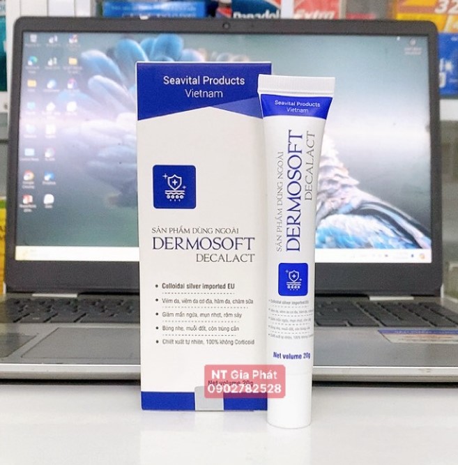 GEL BÔI VIÊM DA, MỤN NHỌT, BỎNG DERMOSOFT DECALACT