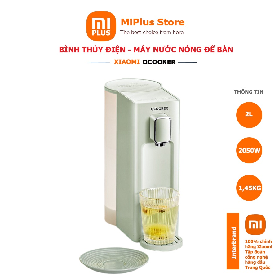Bình thủy điện thông minh để bàn máy đun nước nóng Xiaomi Qcooker CS-DM-T001 dung tích 2L