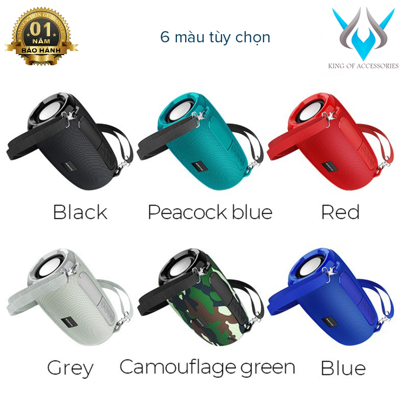 Loa bluetooth đa năng Borofone BR4 Horizon wireless V5.0 kết nối 2 loa cùng lúc - Hãng phân phối chính thức - Nhất Tín Computer
