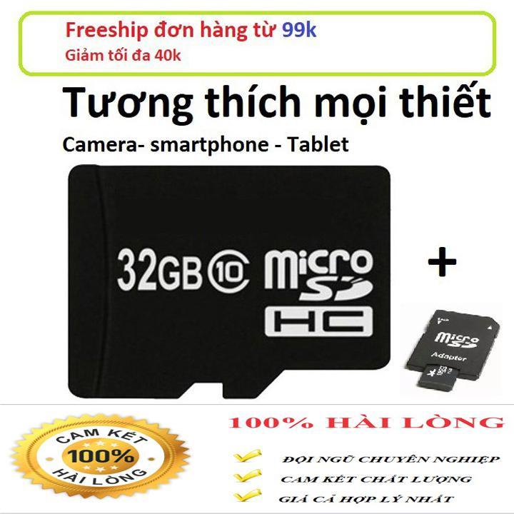 thẻ nhớ 32gb tặng quà khủng - Thẻ Nhớ 32gb