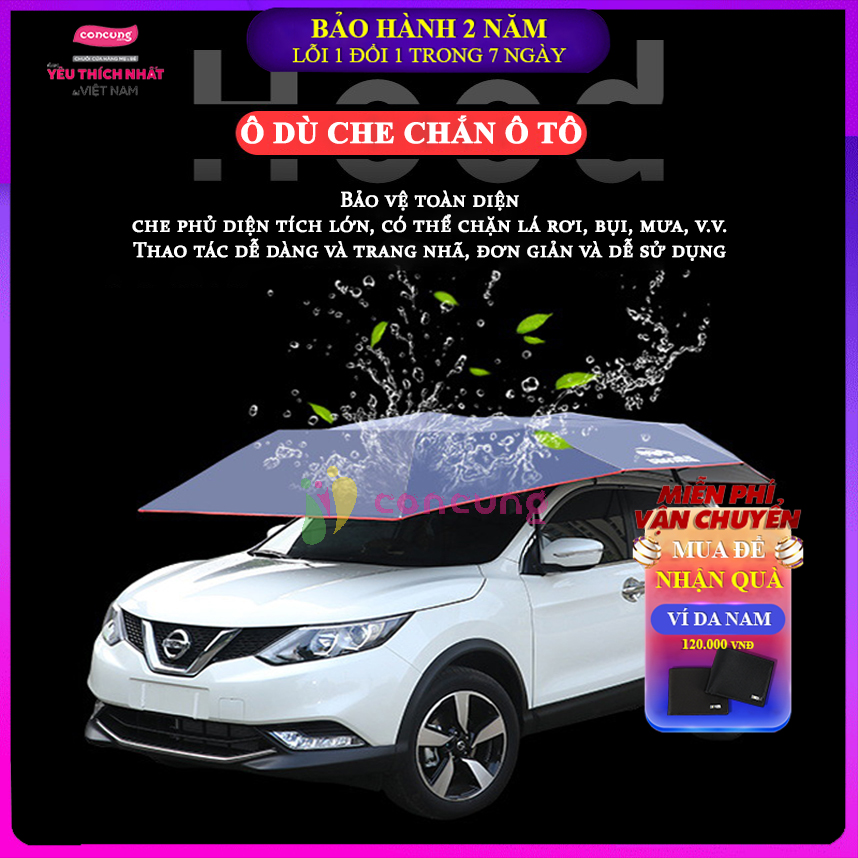 Dù che nắng cho xe ô tô, ô dù đa chức năng che nắng che mưa chống nắng chống nước tiện dụng thẩm mĩ bảo vệ sức khoẻ cho bạn và gia đình bạn Bảo hành 2 năm lỗi 1 đổi 1 trong 7 ngày