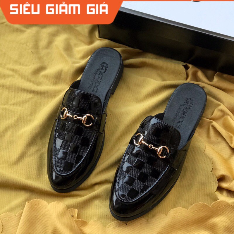 Giày sục nam thời trang 2020 - da pu cao cấp