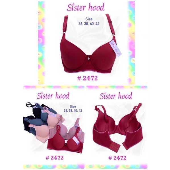Áo ngực mút mỏng bigsize có gọng Thái Lan 2472 size 36 đến size 42