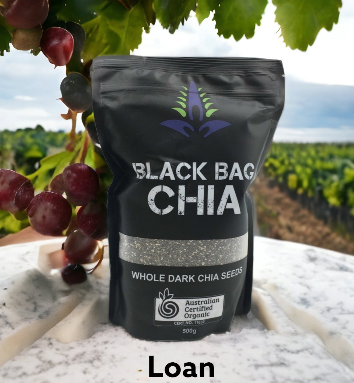 Hạt chia đen úc black bag 500g