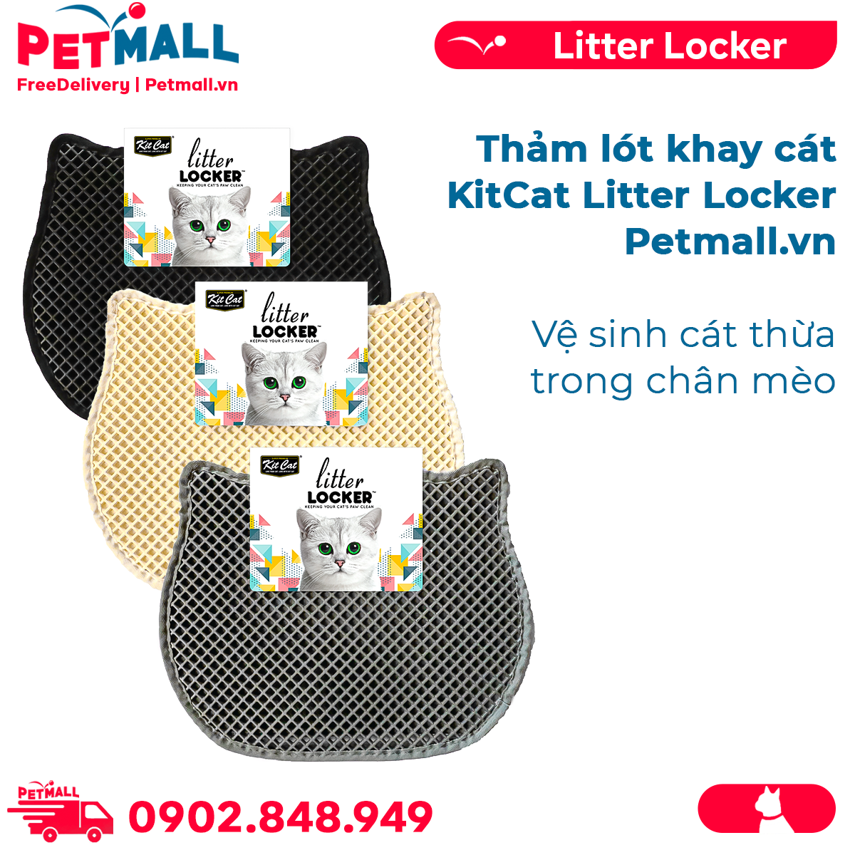 Thảm lót khay cát KitCat Litter Locker