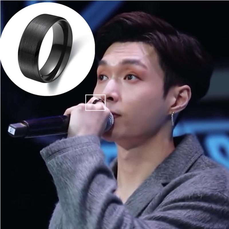 [HCM]Nhẫn Nam Đen Huyền Bí Đơn Giản Phong Cách ati25