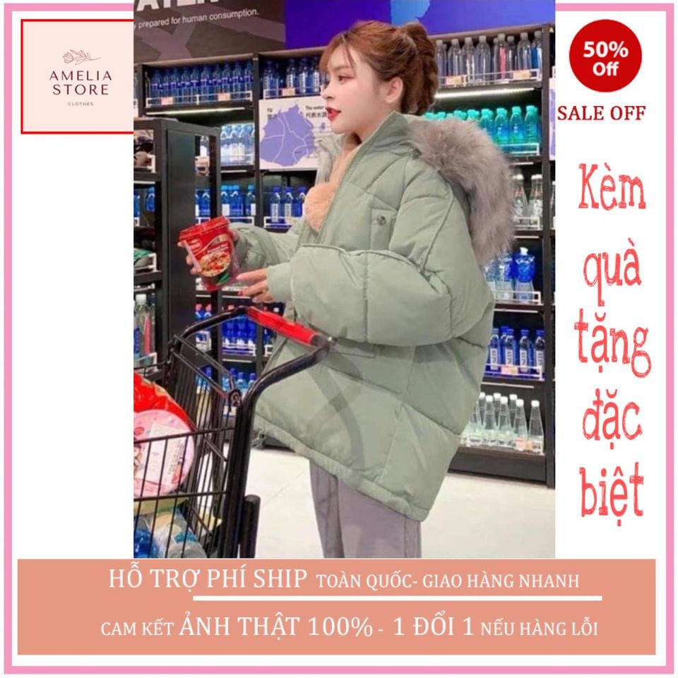 ( ẢNH THẬT) ÁO PHAO MŨ LÔNG MÀU XANH NGỌC AP03 THỜI TRANG HÀN QUỐC, AMELIA, ÁO PHAO HÀN QUỐC, ÁO PHAO NỮ DÁNG NGẮN, ÁO PHAO NỮ GIÁ RẺ, ÁO KHOÁC PHAO LÔNG VŨ NỮ 2020, ÁO KHOÁC PHAO MÙA ĐÔNG