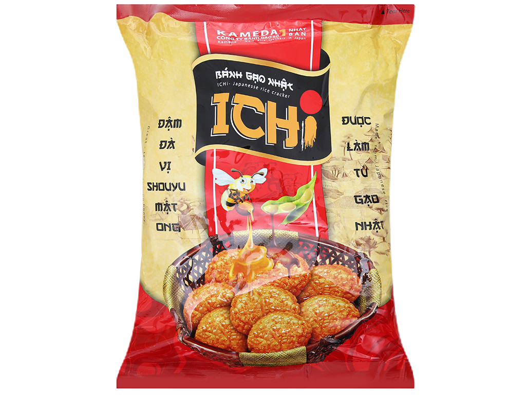  Bánh Gạo Nhật Ichi Vị Shouyu Mật Ong  Gói 180g-lớn  