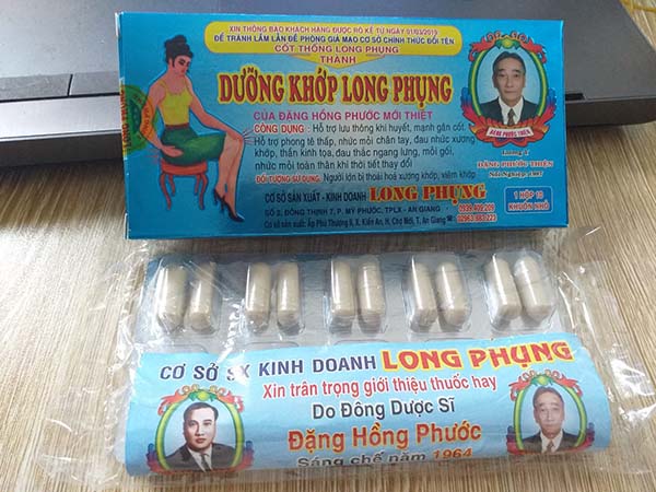 Combo 10 Hộp Dưỡng Khớp Long Phụng viên nhộng ( viên trắng)
