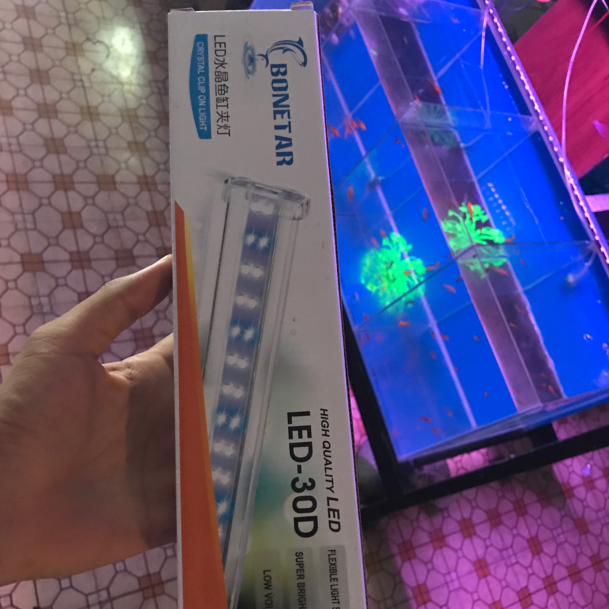 [FreeshipMAX] Đèn led hồ cá . Bể cá cảnh .đèn hồ cá 30cm