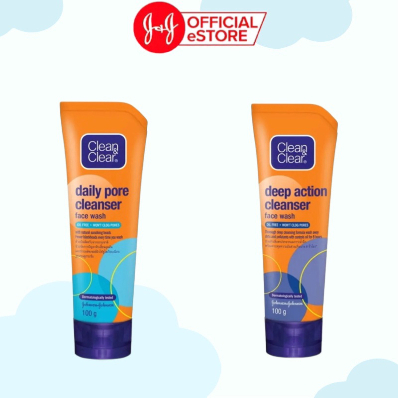 Sữa rửa mặt hàng ngày làm sạch sâu lỗ chân lông Clean & Clear 100g