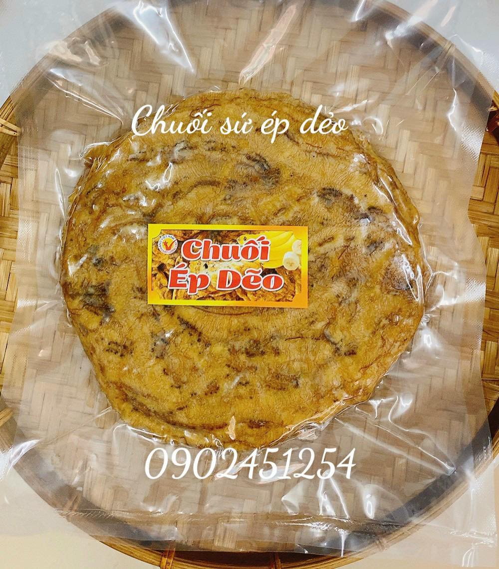 500Gram Bánh Chuối Ép Sấy Dẻo Thơm Ngon
