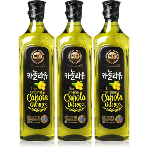 Dầu ăn hoa cải hàn quốc 900ml