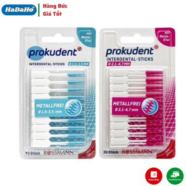 [ HÀNG ĐỨC ] Tăm Nha Khoa Prokudent, bàn chải răng thông minh Prokudent, chỉ nha khoa Prokudent, Tăm Nha Khoa Cao Cấp Prokudent ( hàng Đức có bill)