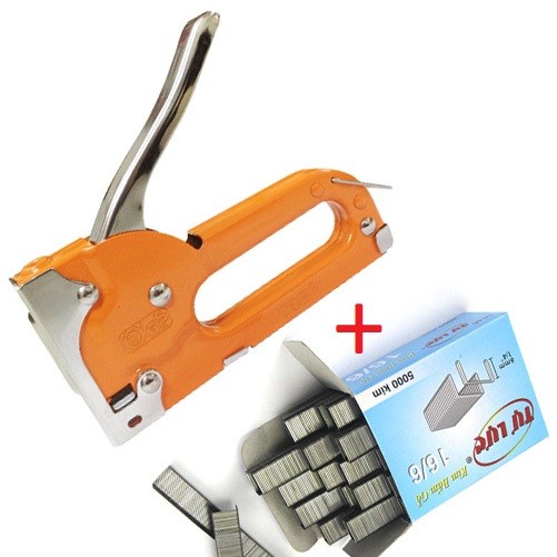 Combo kìm bấm đinh ghim Top TST-50010 và hộp kim bấm 16-6 - Kìm bấm đinh cam kết hàng đúng mô tả chất lượng đảm bảo inbox shop để được tư vấn thêm