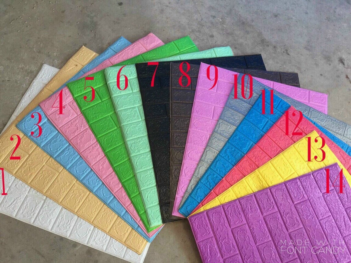 Xốp Dán Tường Giả Gạch 4mm Cao Cấp Cách Âm Cách Nhiệt Giá Rẻ Tốt