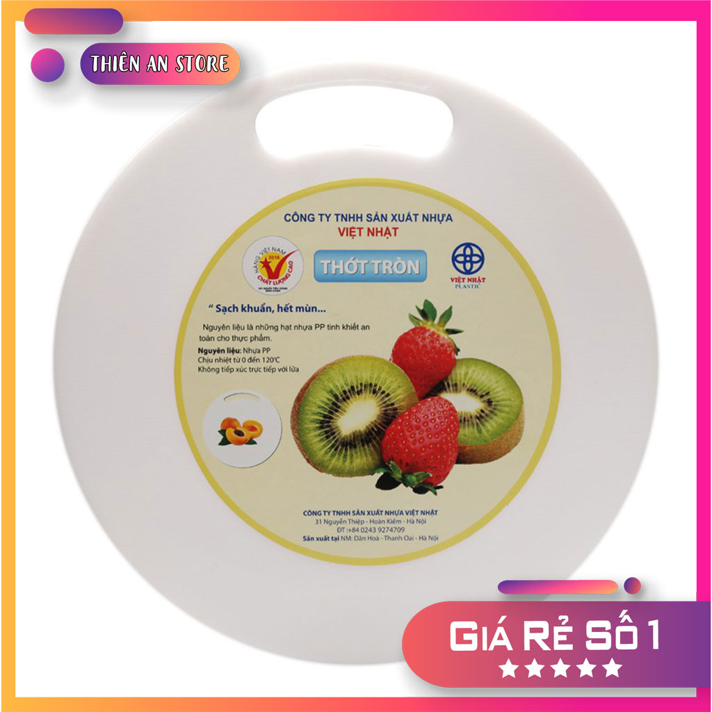 👉🎁[ Hàng chính hãng]Thớt nhựa tròn Việt Nhật