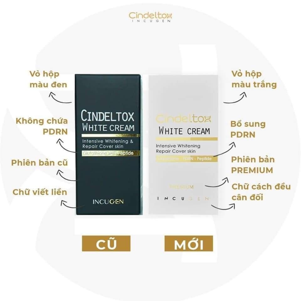 Kem truyền trắng CindelTox White Cream 50ml có tem chính hãng