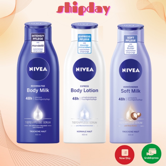 Dưỡng thể Nivea 400ml – Hàng Đức