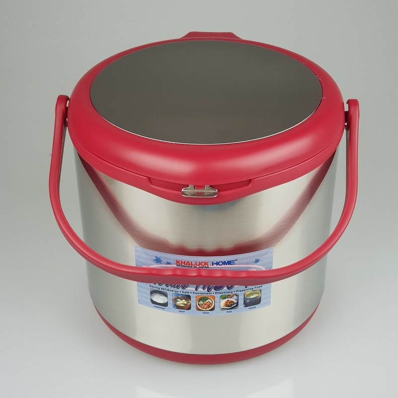 Nồi ủ cháo hầm canh ủ trân châu,trà đa năng thermo khaluck home kl-711 dung tích 5 lít -6 lít- 7 lít bảo hành 12t