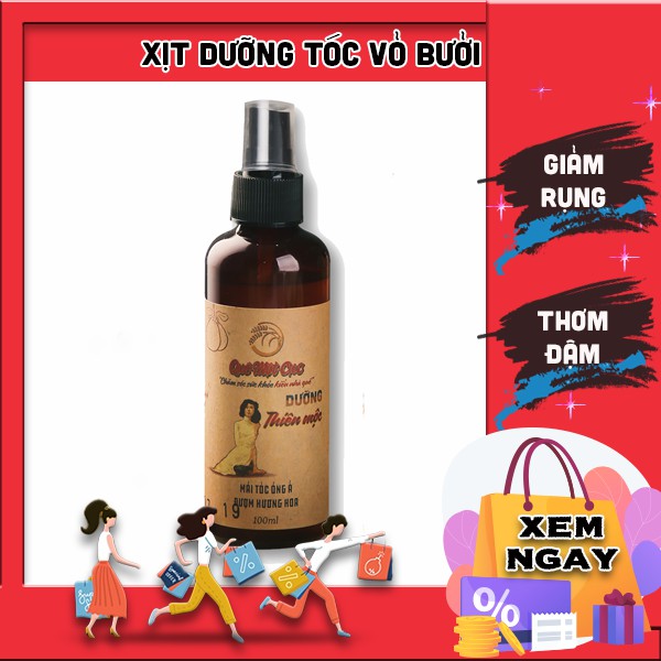 Xịt dưỡng tóc mềm mượt, vào nếp, hết rụng quê một cục 100ml