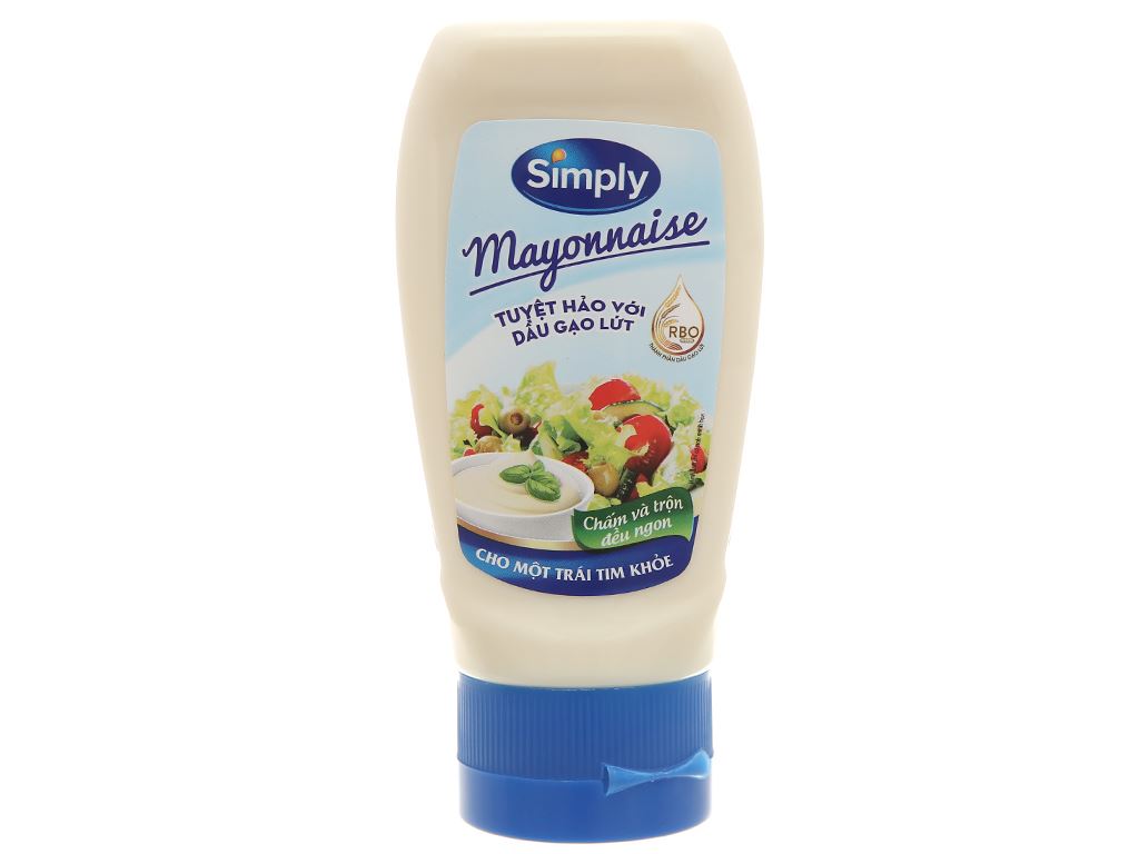 Xốt mayonnaise Simply chai 230g