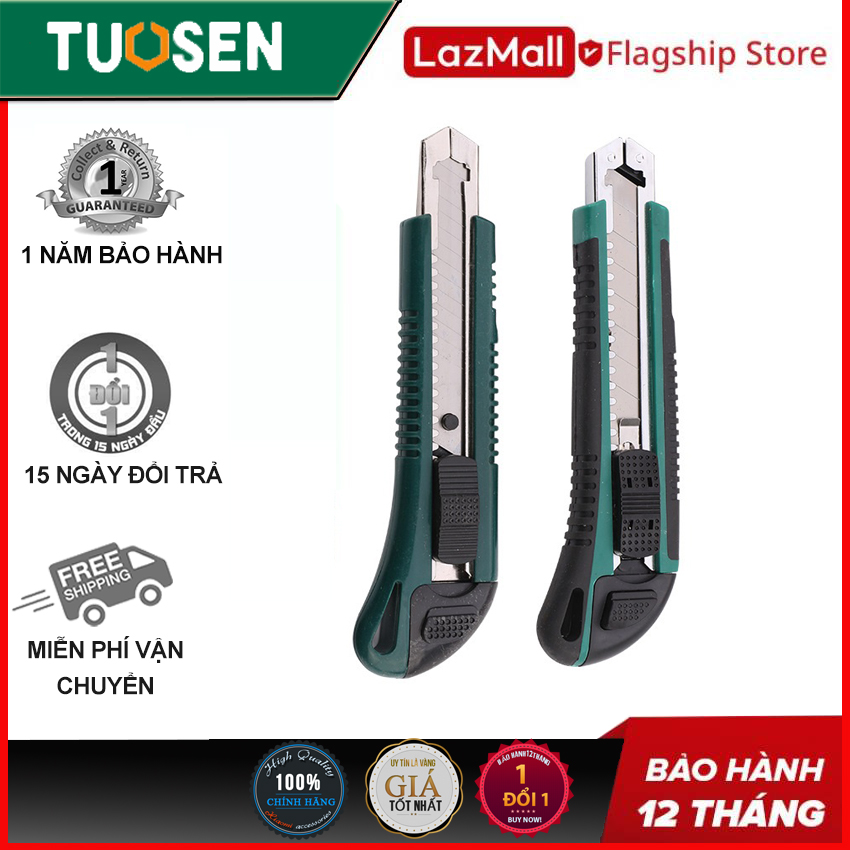 Dao trổ - Dao rọc giấy cao cấp (kèm dao sơ cua)- Chính hãng Tuosen