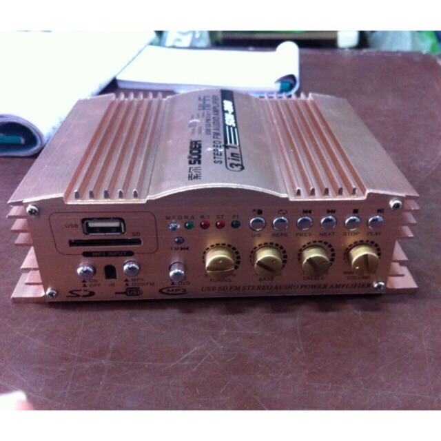 Ampli son-288 600w superbass 3 in 1 - kích loa - am ly