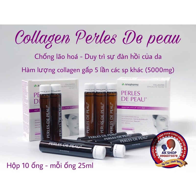 Collagen Perles De Peau Collagen Đẹp Da Pháp