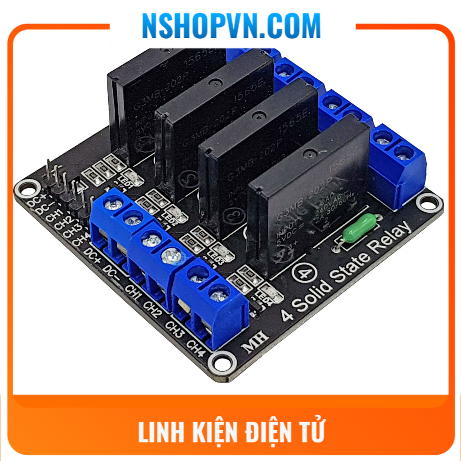Module 4 relay rắn ssr