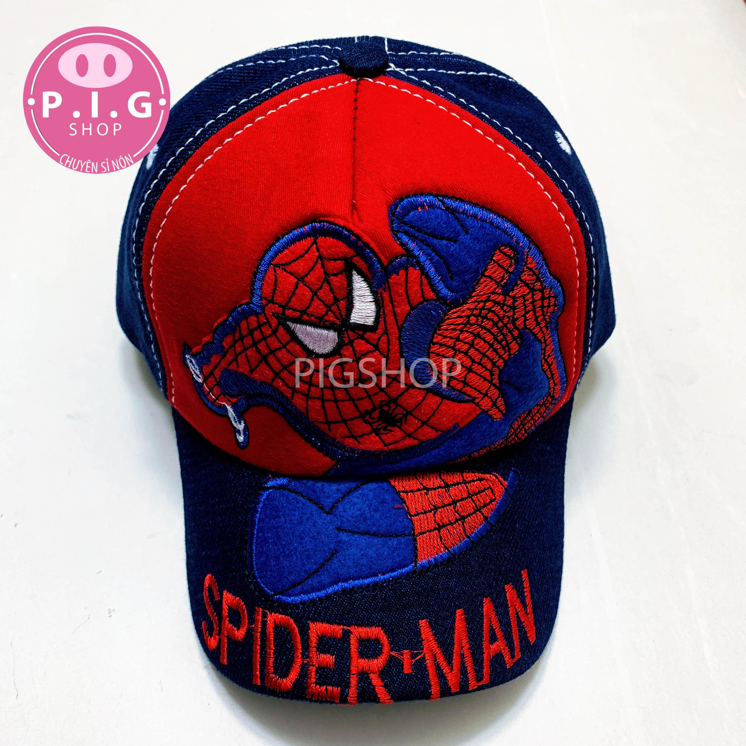 NÓN KẾT SPIDER-MAN CHO BÉ TRAI 2-7 TUỔI,MŨ NÓN LƯỠI TRAI SPIDER-MAN