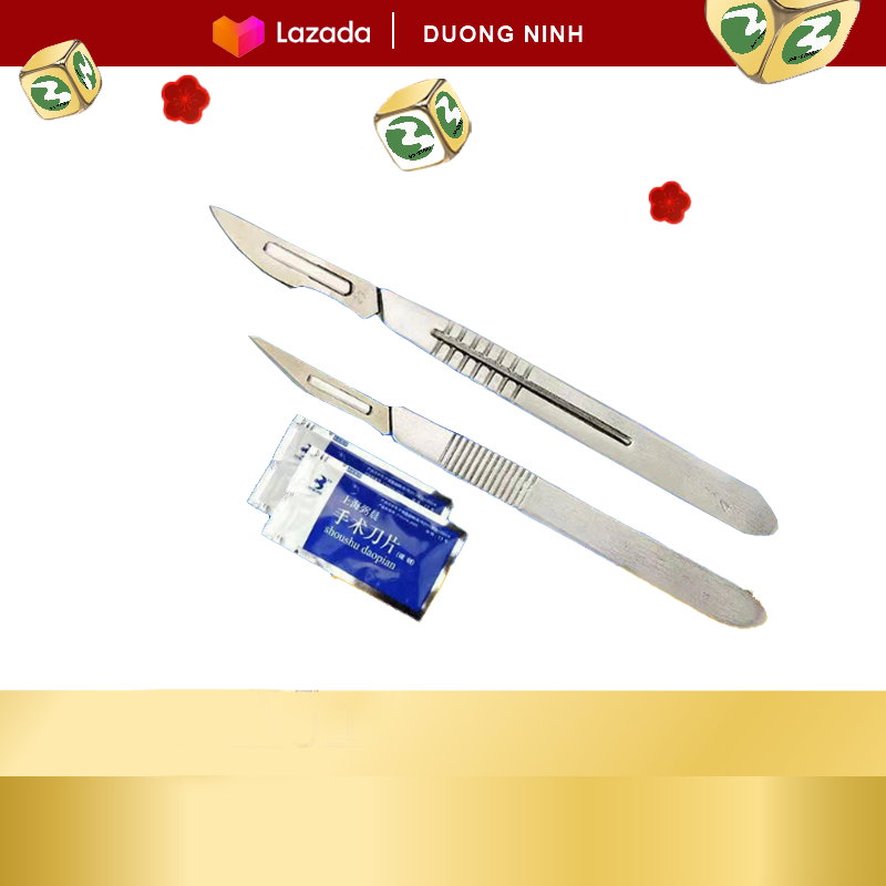 Dao mổ thú y doctore kèm 10 lưỡi dao số 23