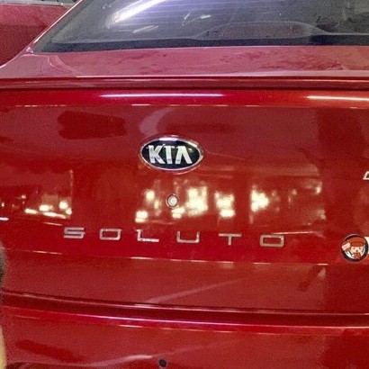 Bộ tem nhãn logo Soluto chữ nổi dán sau xe