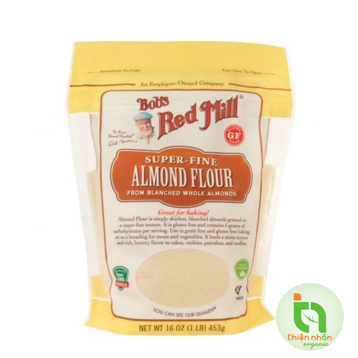 Bột hạnh nhân đã lột vỏ Bob's Red Mill 453gr Almond Flour