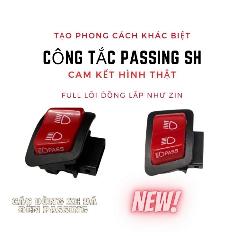 Công tắc passing sh cho airblade, wave, vision, lead, vario 17, winner x tặng jack cắm 4 chân