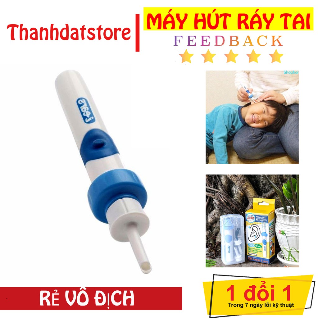 Máy Hút Ráy Tai - Lấy Ráy Tai Nhật Bản 💥FREESHIP + CÓ VIDEO💥